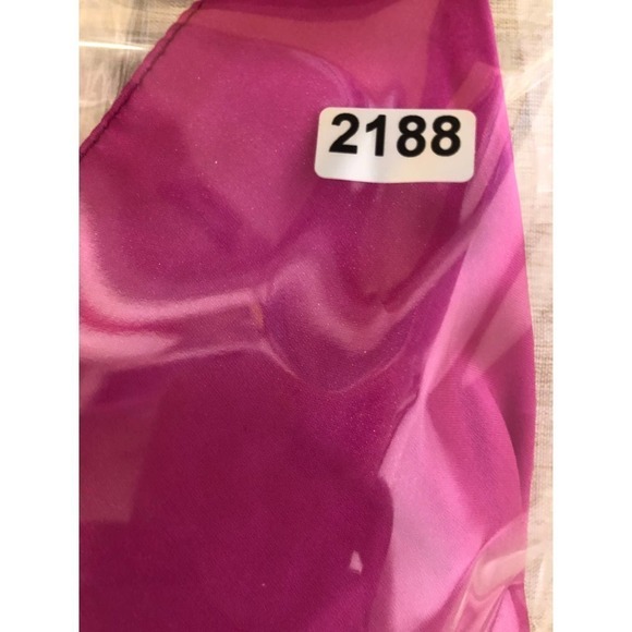 O.P.T Dona Dress Slip Slinky V Neck Satin Pink M - Picture 11 of 11
